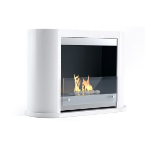 Modern kamin utan skorsten