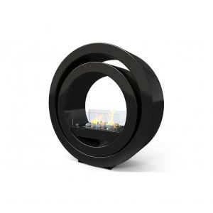 Globus gulvkamin sort