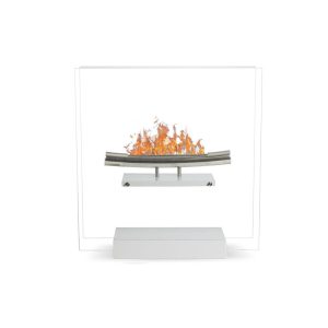 Kubic dejig bioethanol pejs med glas hvid